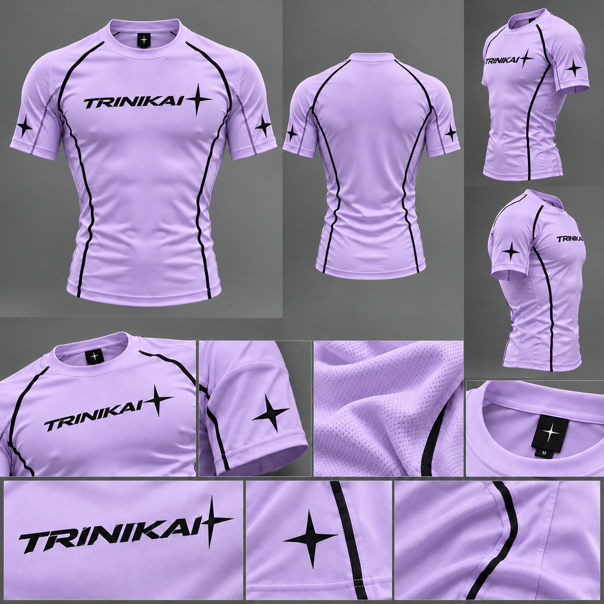Mens-short sleeve compression shirt
