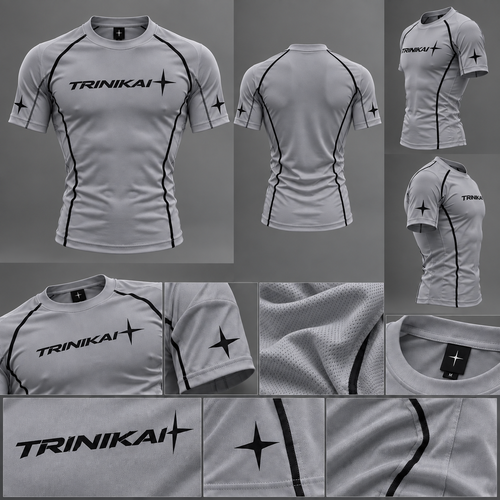 Mens-short sleeve compression shirt