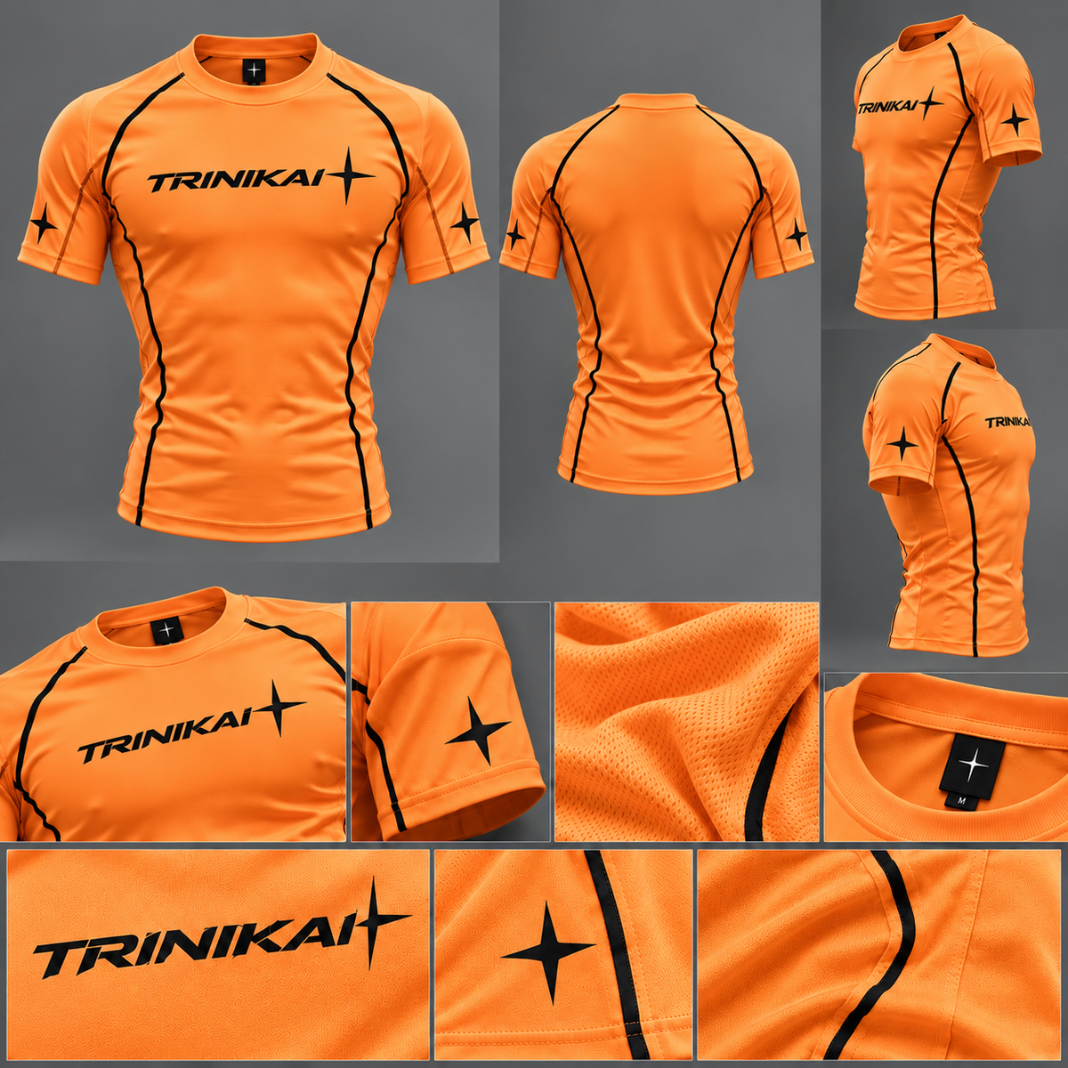 Mens-short sleeve compression shirt