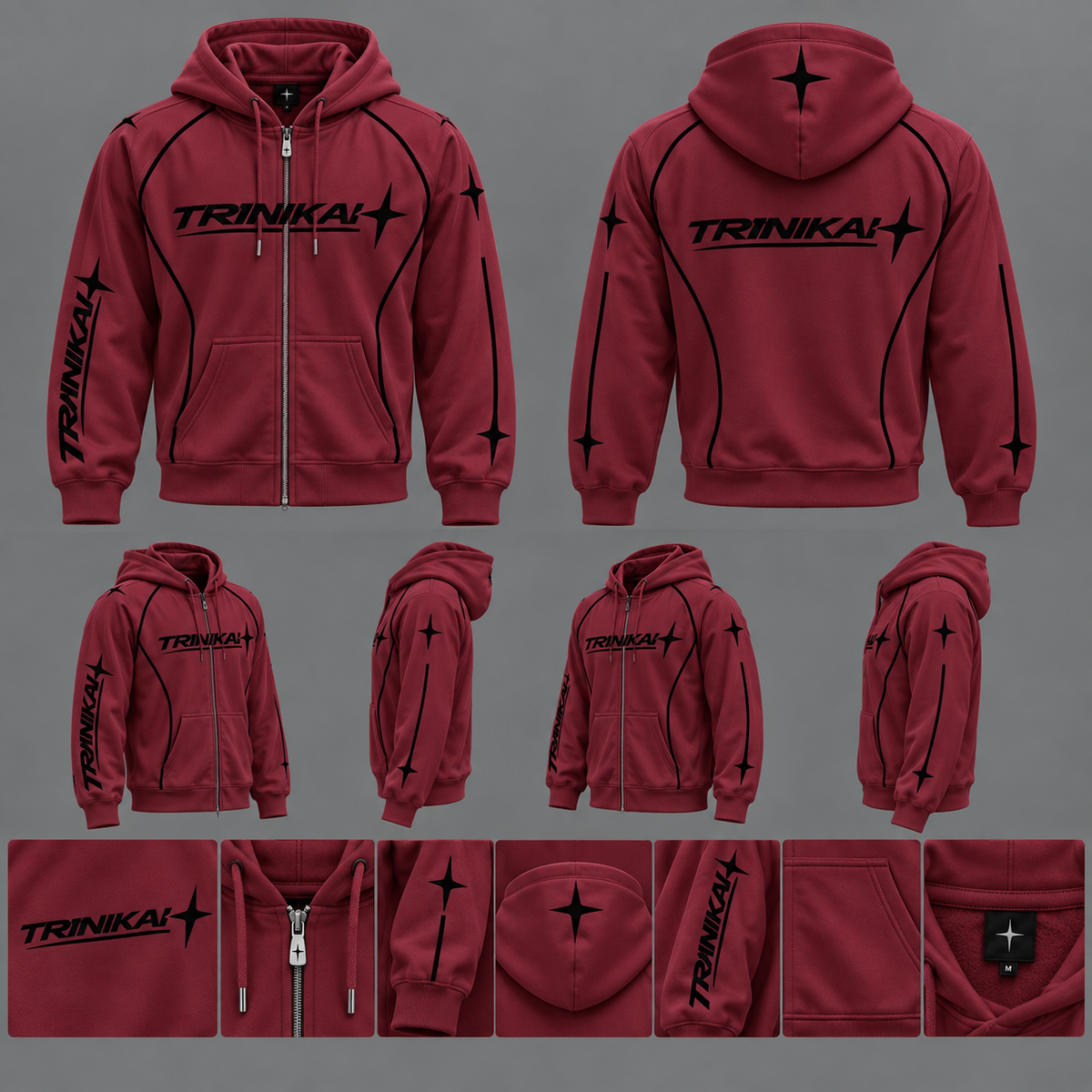 TRINIKAI Signature Star Hoodie