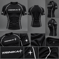 Mens-short sleeve compression shirt