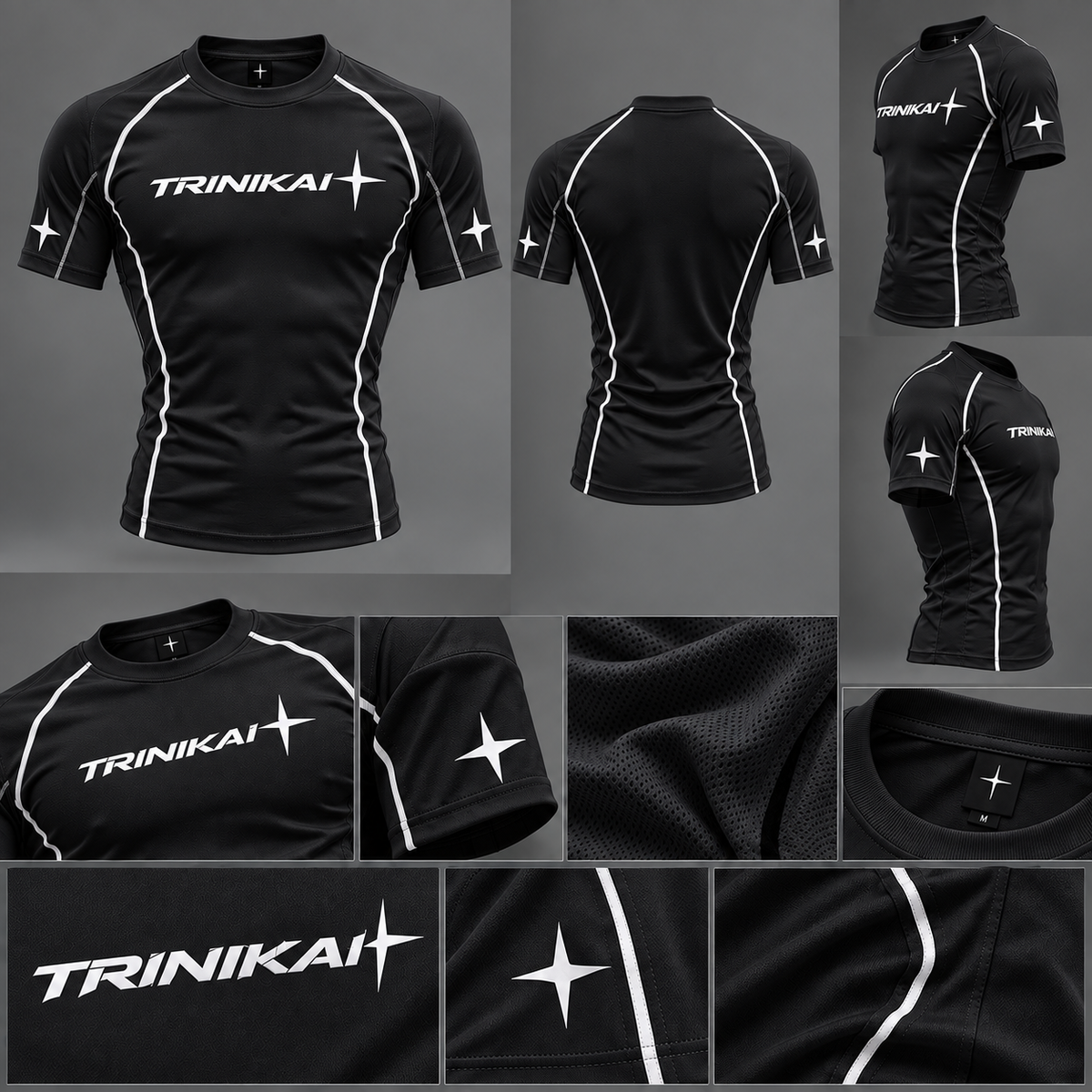 Mens-short sleeve compression shirt