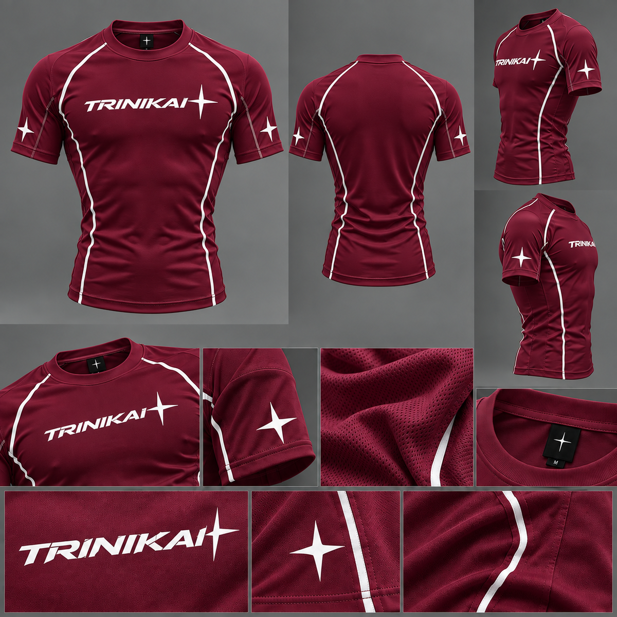 Mens-short sleeve compression shirt