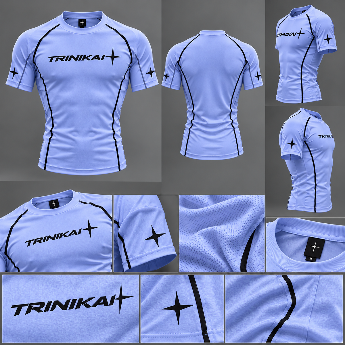 Mens-short sleeve compression shirt