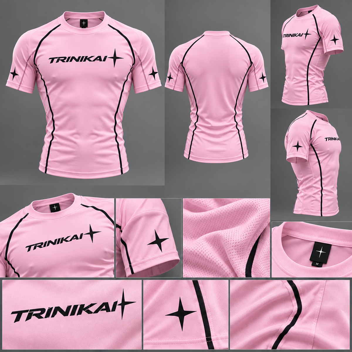 Mens-short sleeve compression shirt